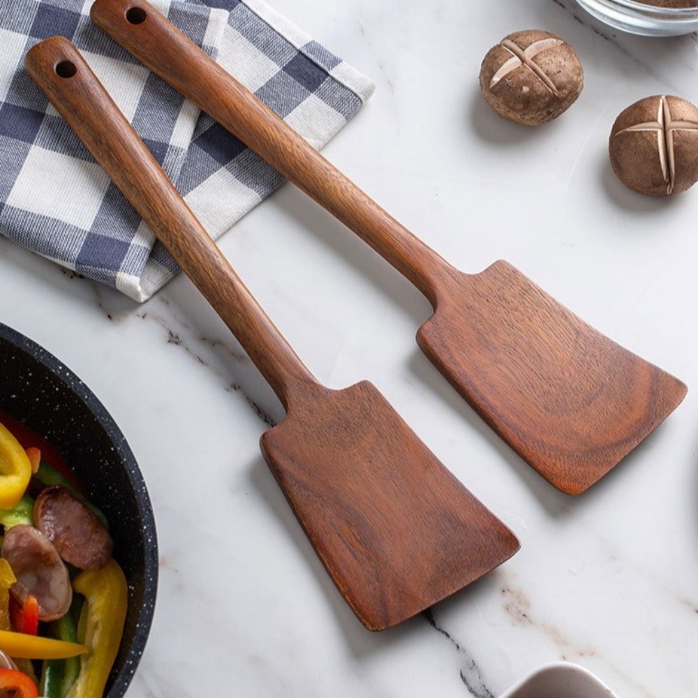 Espátula de cozinha de madeira - Offset Spatula Set avaliação e preço
