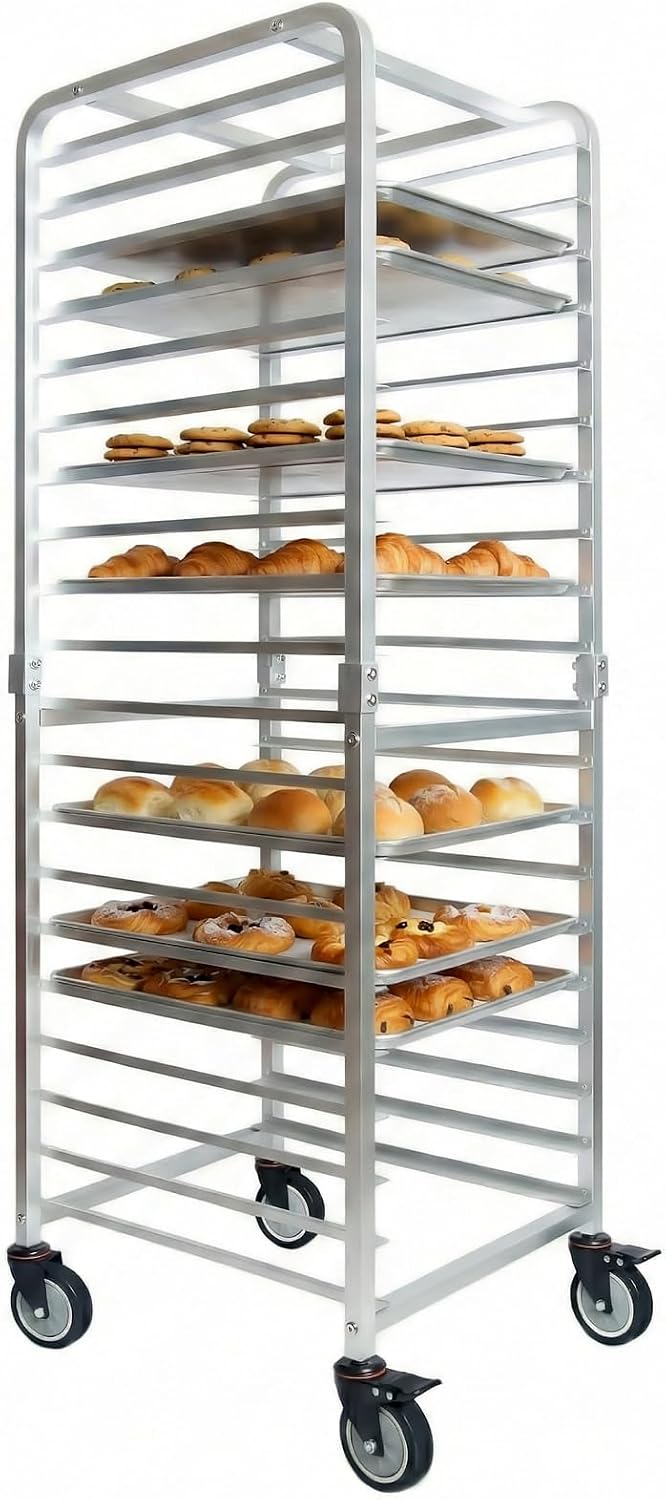 Carrinho de Resfriamento Móvel - Kitchen Baking Pan Organizer avaliação e preço