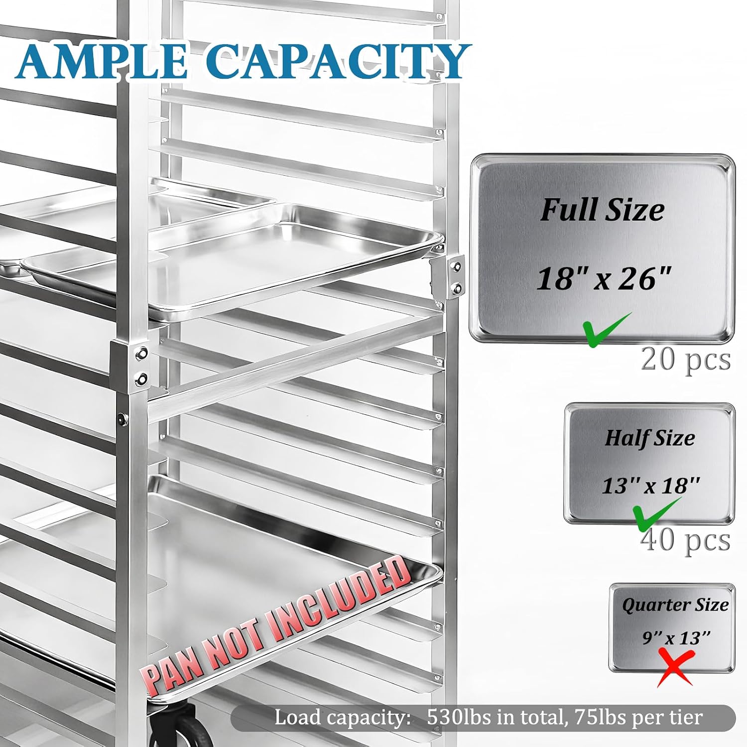 Carrinho de Resfriamento Móvel - Kitchen Baking Pan Organizer avaliação e preço